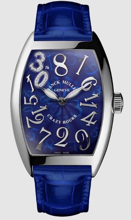 Replica Watch Franck Muller Crazy Hours 30th Anniversary 8880 CH 30TH CD Blue